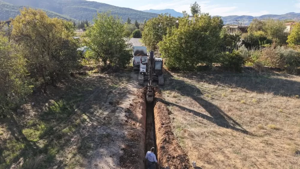Bucak'ta imara yeni açılmıştı! Altyapı çalışması başladı