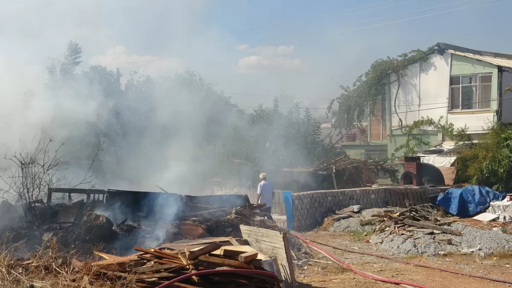 Otluk alanda çıkan yangın büyümeden söndürüldü