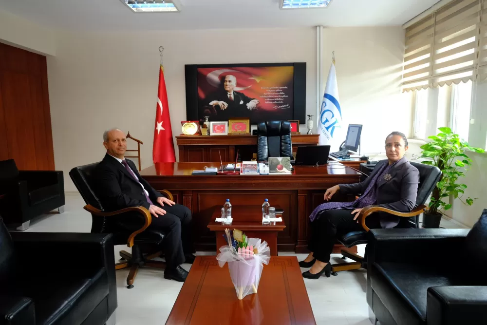 Vali Tülay Baydar Bilgihan'dan Türk Telekom ve SGK'ya ziyaret