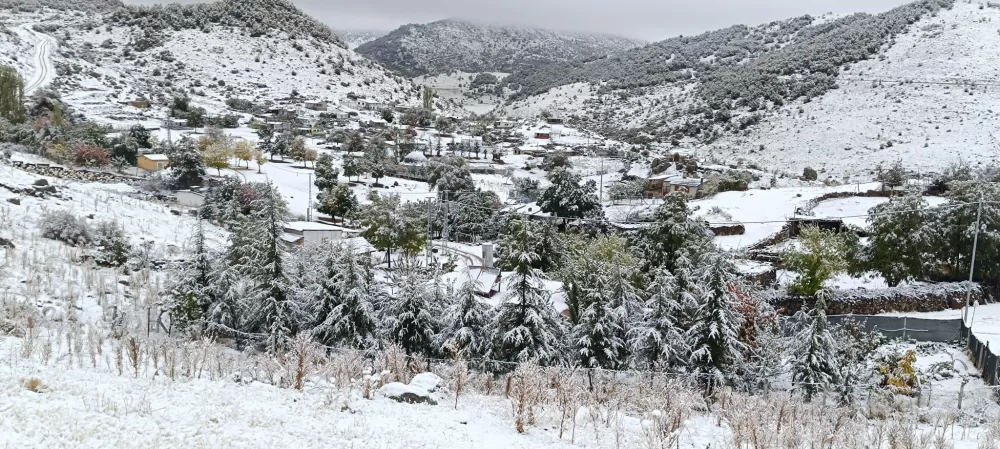 Antalya'nın yüksek kesimleri karla kaplandı