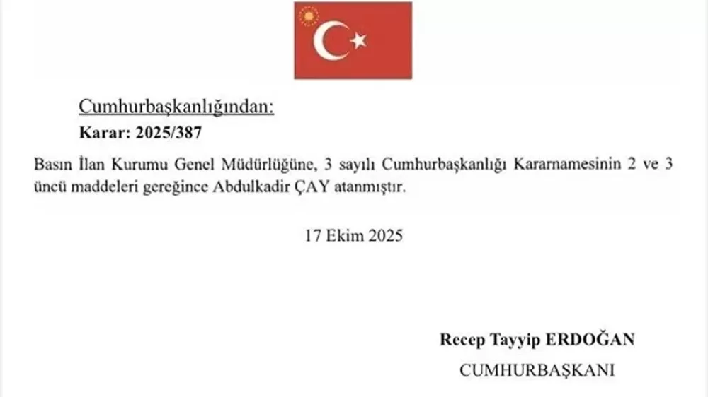 Basın İlan Kurumu Genel Müdürlüğüne Abdulkadir Çay atandı.Abdulkadir Çay kimdir?