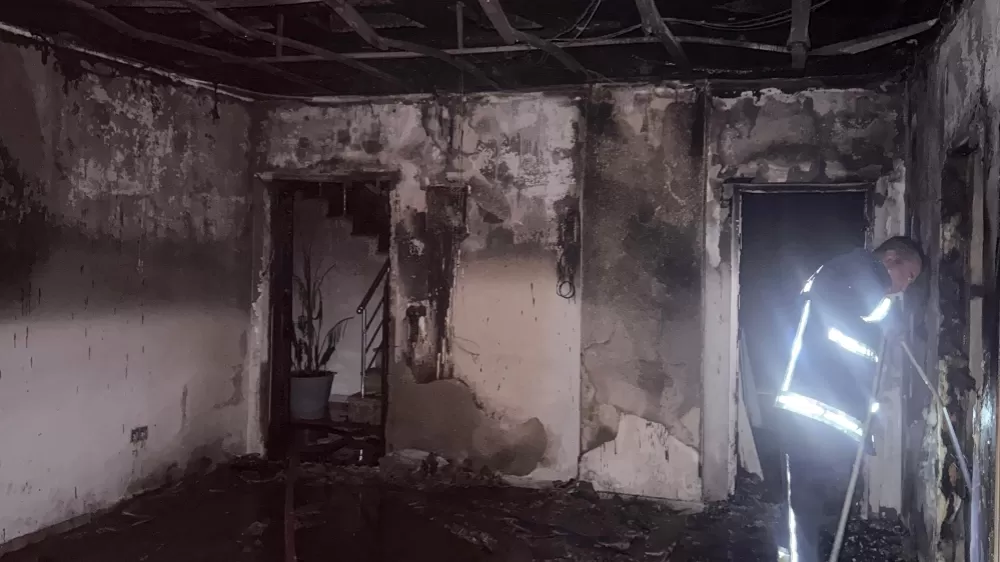 Antalya'da 5 katlı binada çıkan yangın korkuttu