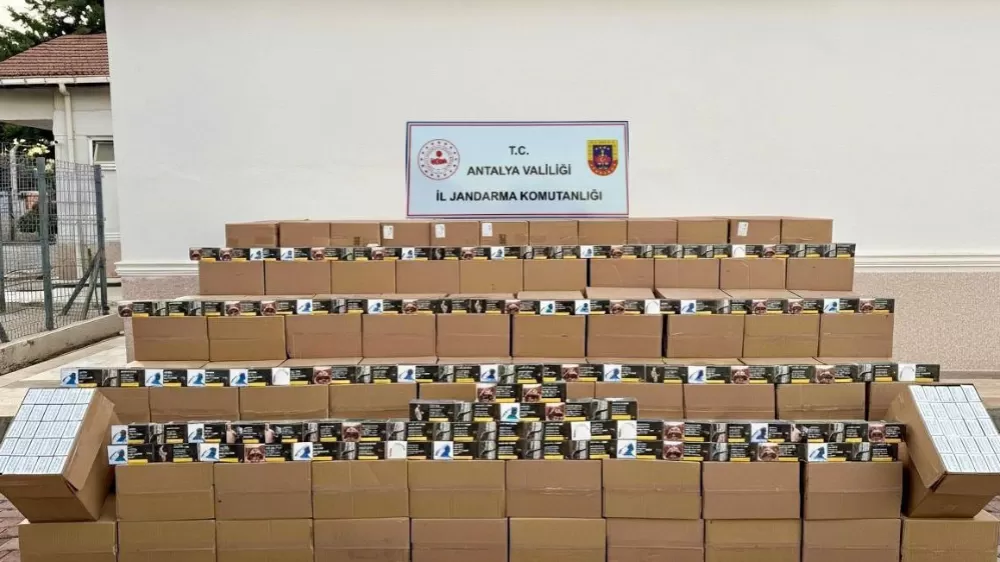 Antalya'da 5 milyon makaron ele geçirildi