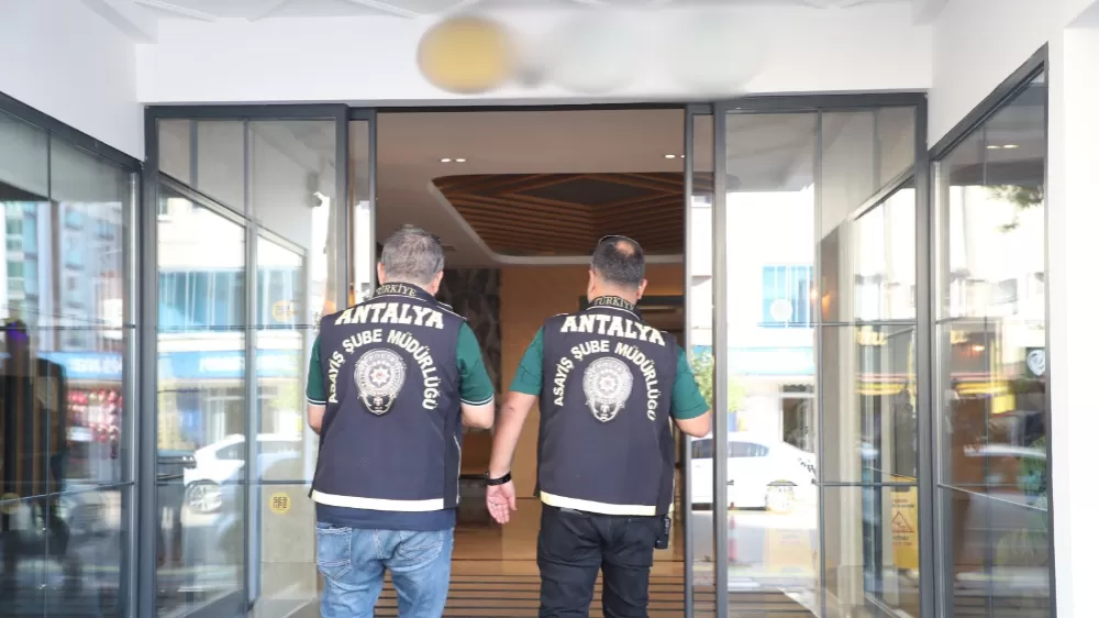 Antalya'da günübirlik konaklama yerlerine eş zamanlı denetim