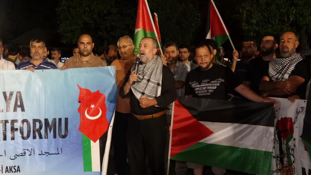 Antalya'da İsrail'in Küresel Sumud Filosu'na müdahalesine tepki