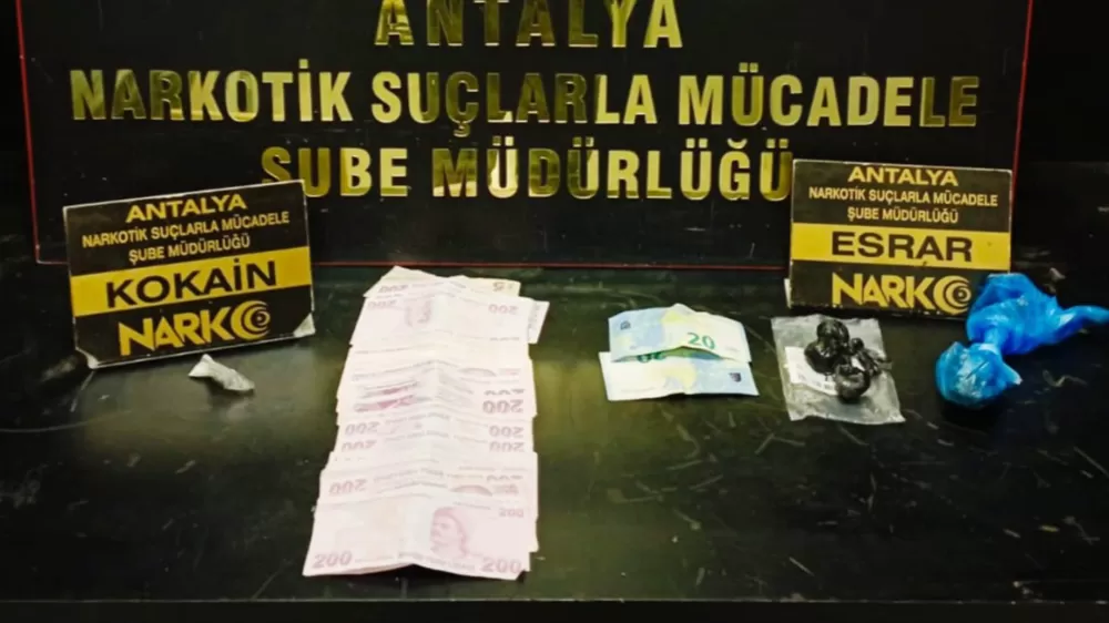 Antalya'da son 1 haftada uyuşturucu suçundan 19 kişi tutuklandı