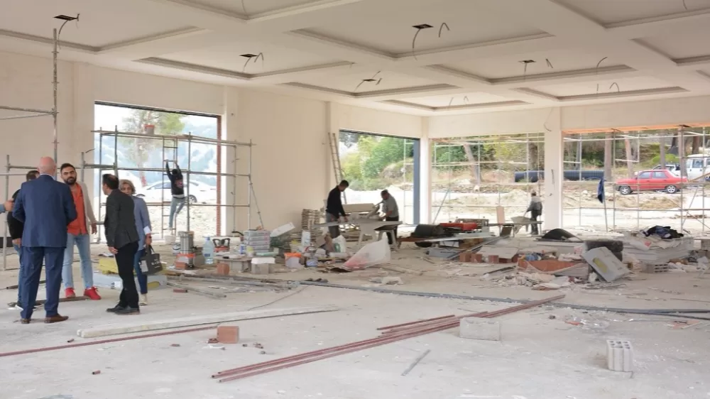 Babadağ sosyal tesislerinde çalışmalar hızla devam ediyor