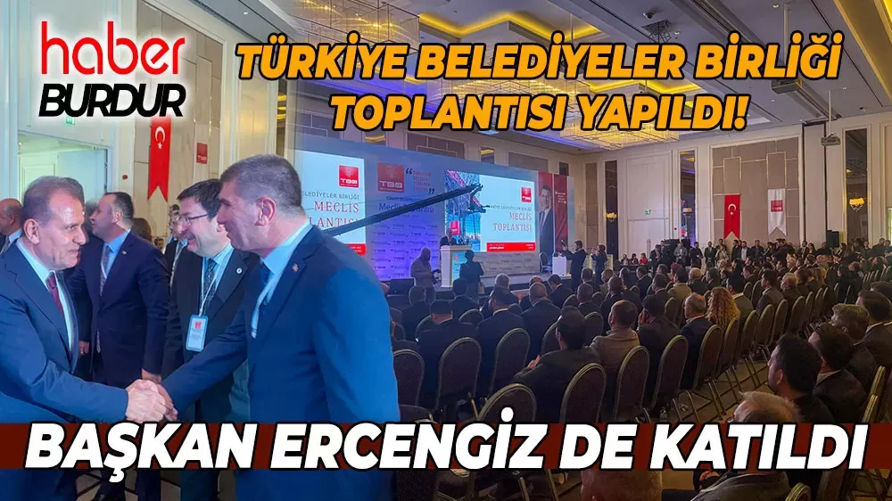 Başkan Ercengiz TBB Olağan Meclis toplantısında