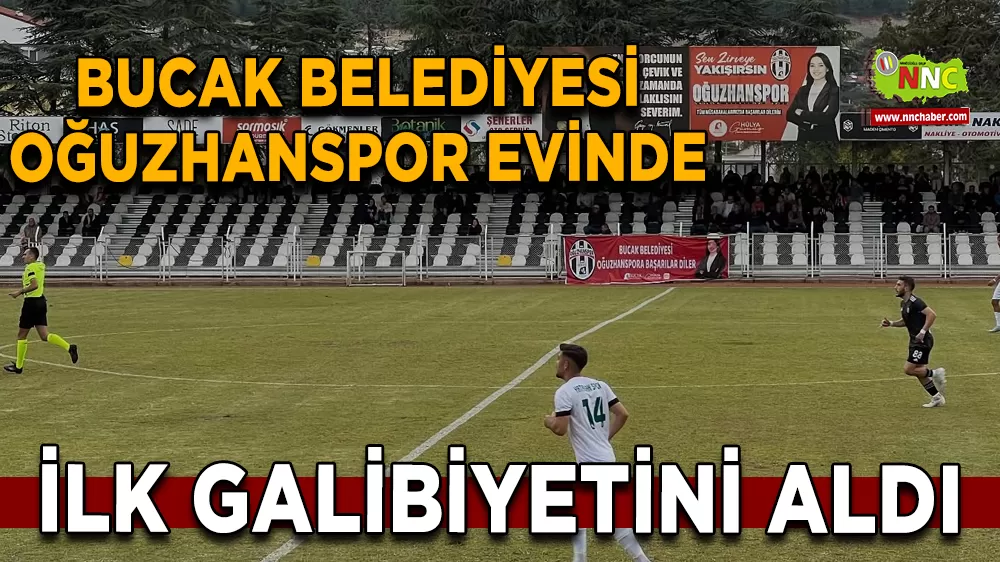 Bucak Belediyesi Oğuzhanspor ilk galibiyetini aldı