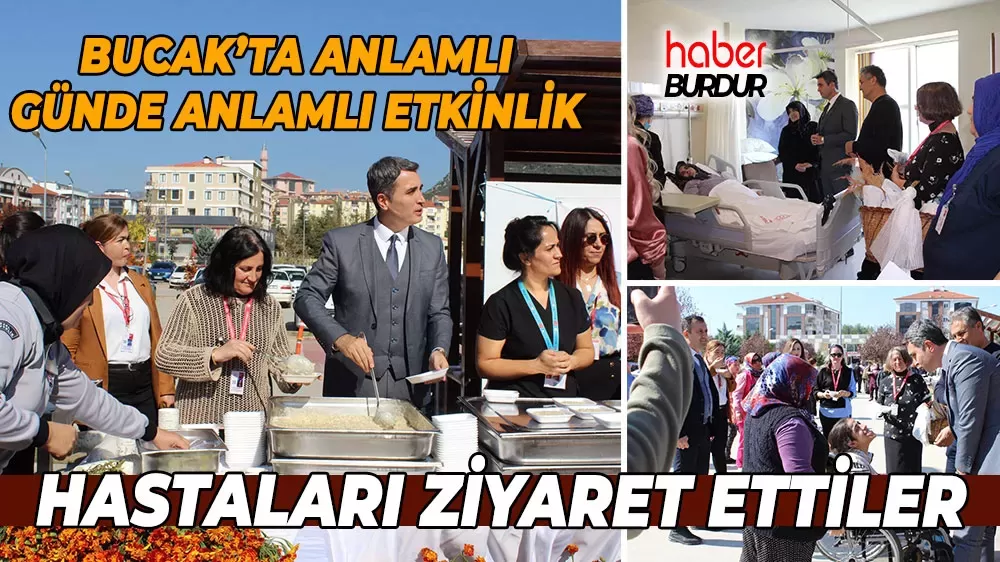 Bucak'ta Dünya Hasta Hakları Günü anlamlı etkinlikle kutlandı