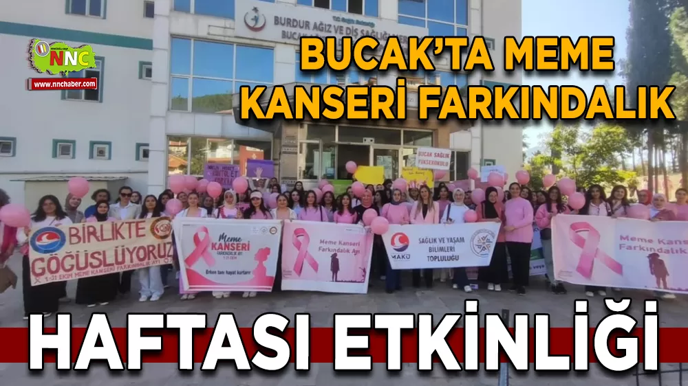 Bucak’ta Meme Kanseri Farkındalık Haftası etkinliği