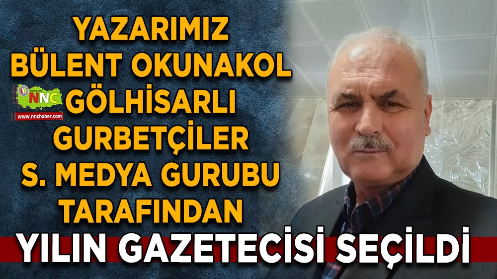Bülent Okunakol’a Gölhisarlı gurbetçilerden yılın gazetecisi ödülü