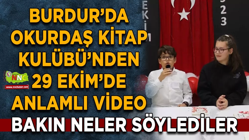Burdur'da Cumhuriyet Bayramı’na özel anlamlı etkinlik