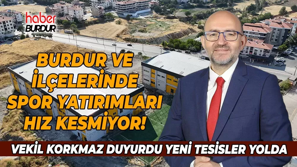 Burdur'da spor yatırımları hız kesmiyor Yeni projeler Kasım'sa ihaleye çıkıyor