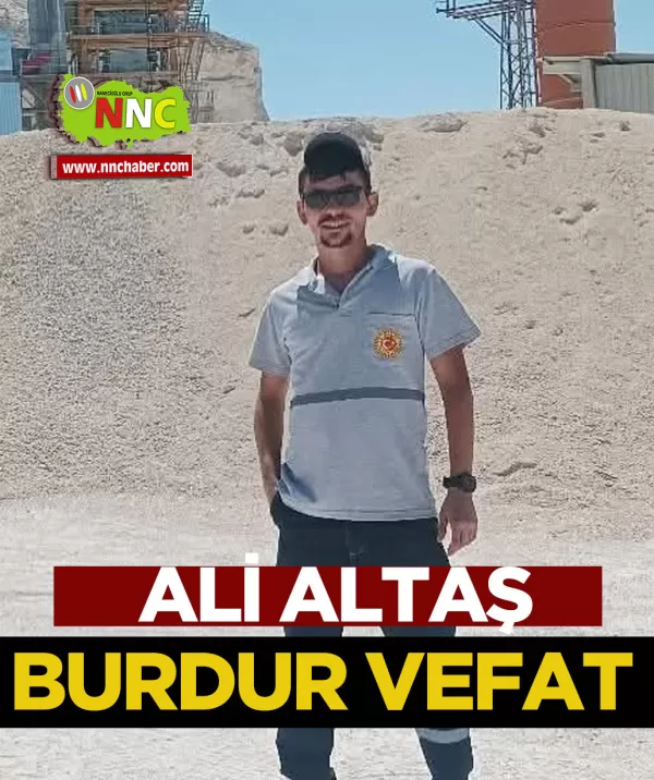 Burdur Vefat Ali Altaş