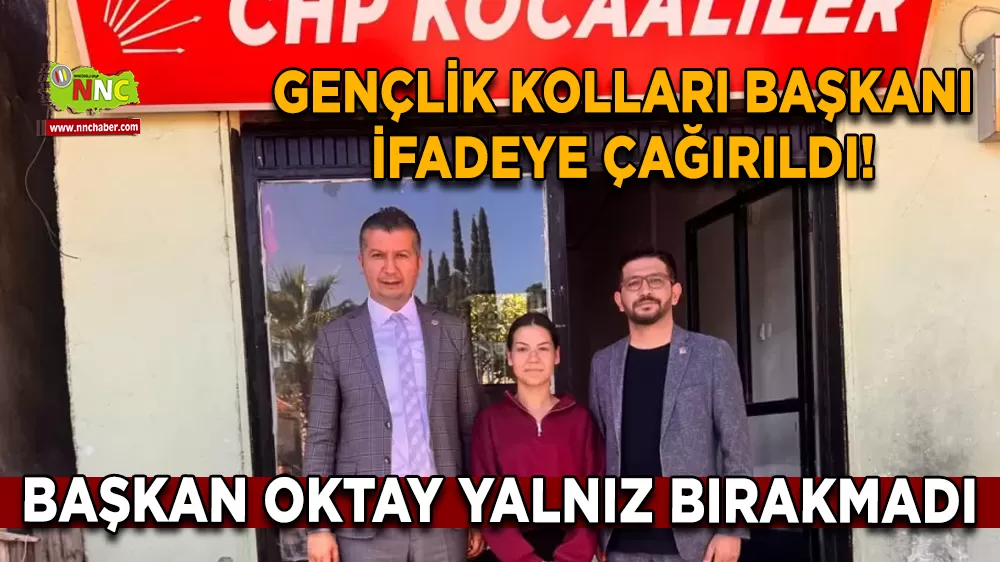 CHP Bucak İlçe Başkanı Oktay'dan gençlik kolları başkanı Akalın'a destek 