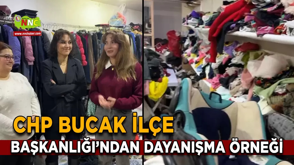 CHP Bucak İlçe Başkanlığı’ndan dayanışma örneği