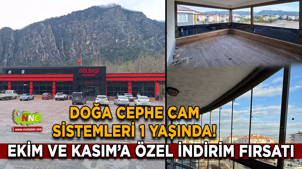 Doğa Cephe Cam Sistemleri 1 yaşında! Ekim ve Kasım’a özel indirim fırsatı