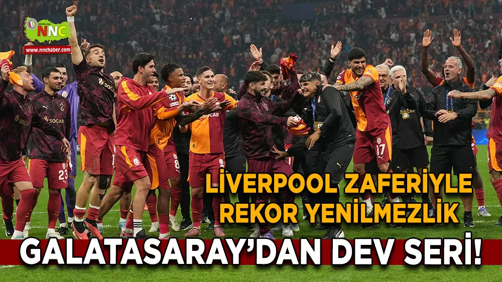 Galatasaray’dan dev seri! Liverpool zaferiyle rekor yenilmezlik