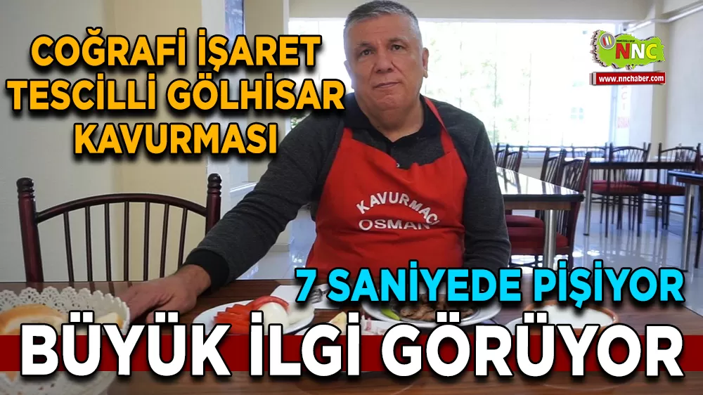 Gölhisar'ın coğrafi işaret tescilli kavurmasını 40 yıldır yapıyor