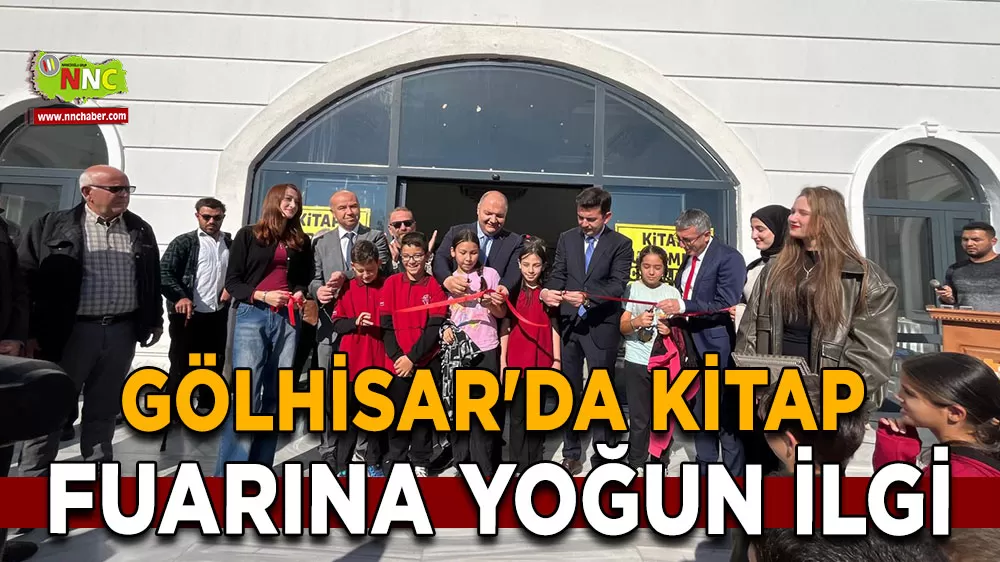 Gölhisar kitap fuarı kapılarını açtı Her yaştan okur buluştu!