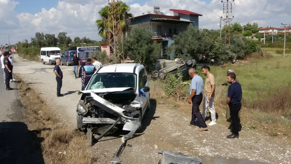 İki kuzenin kullandığı araçlar çarpıştı: 1 yaralı