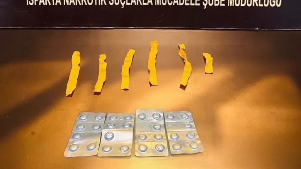 Isparta’da Narkoalan uygulamasında uyuşturucu ele geçirildi