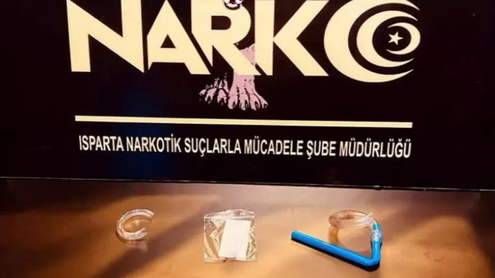 Isparta'da Narkoalan uygulamasında uyuşturucu madde ele geçirildi