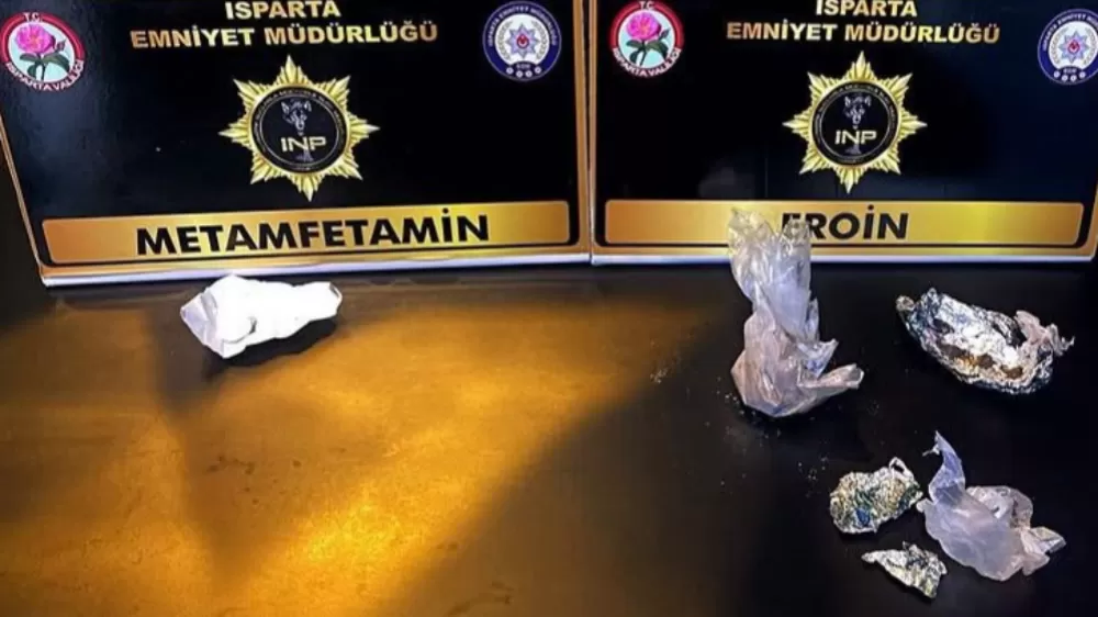 Isparta'da uyuşturucu operasyonu 1 gözaltı