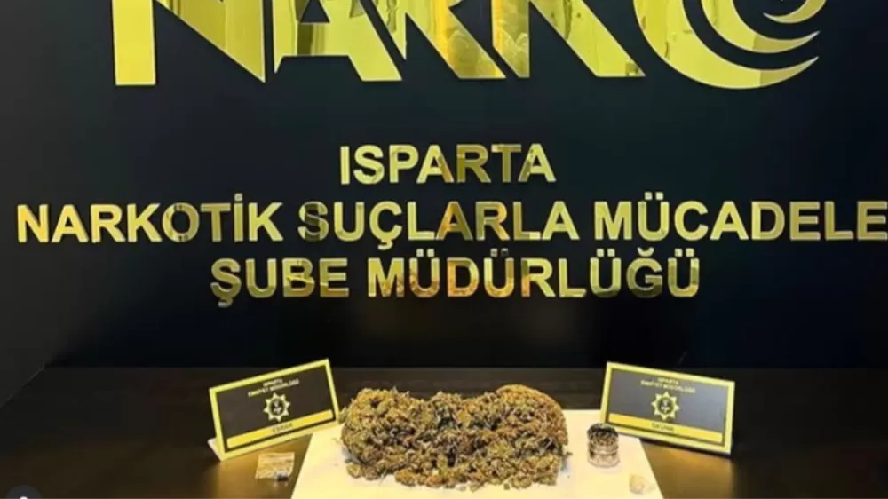 Isparta'da uyuşturucu operasyonu