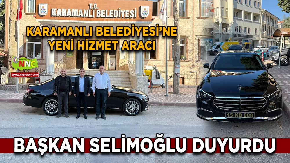 Karamanlı Belediyesi yeni hizmet aracıyla hizmetlerini güçlendiriyor