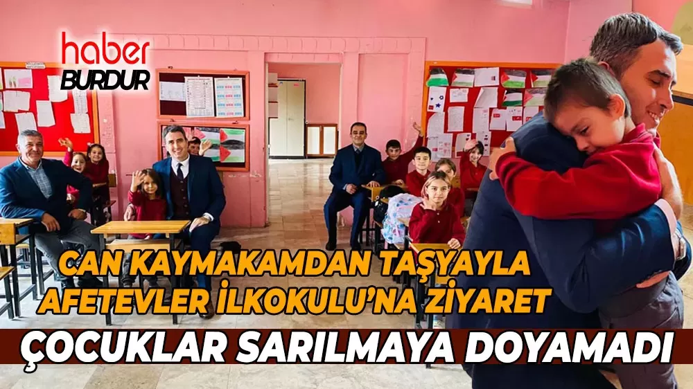 Kaymakam Kuruca'dan Afetevler İlkokulu’nu anlamlı ziyaret