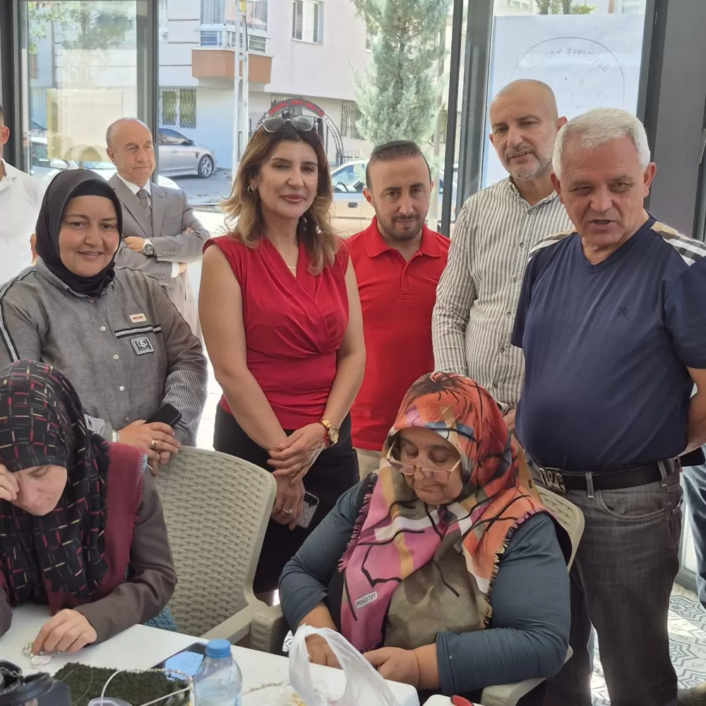 Mamak'ta “Biz Üreten Eller Atölyesi” 5 yılda 500 kadına ulaştı.