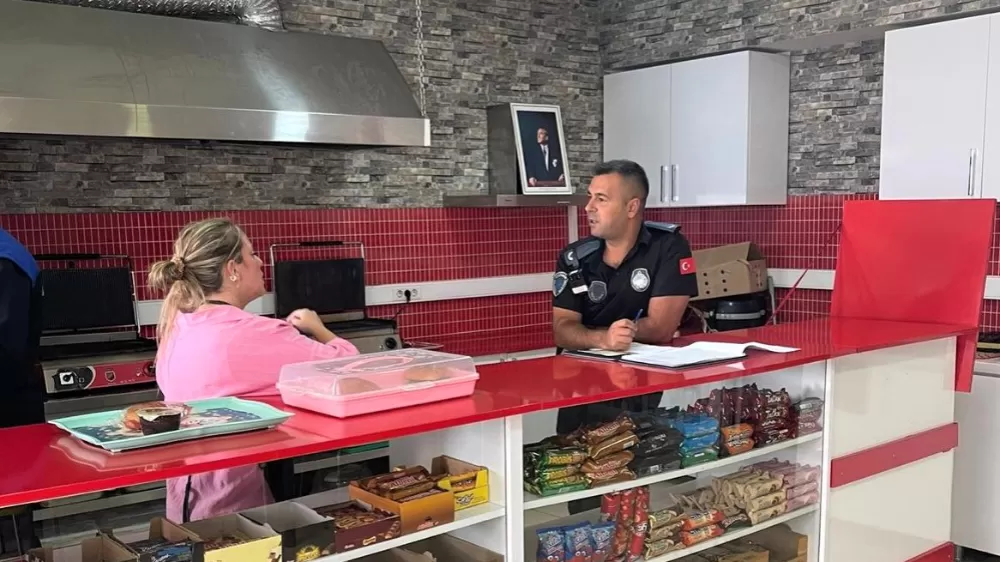 Keçiören'de zabıta ekiplerinden okul kantinlerine denetim