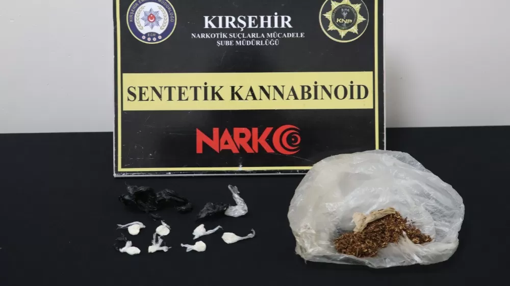 Kırşehir’de uyuşturucu operasyonu: 1 şüpheli tutuklandı