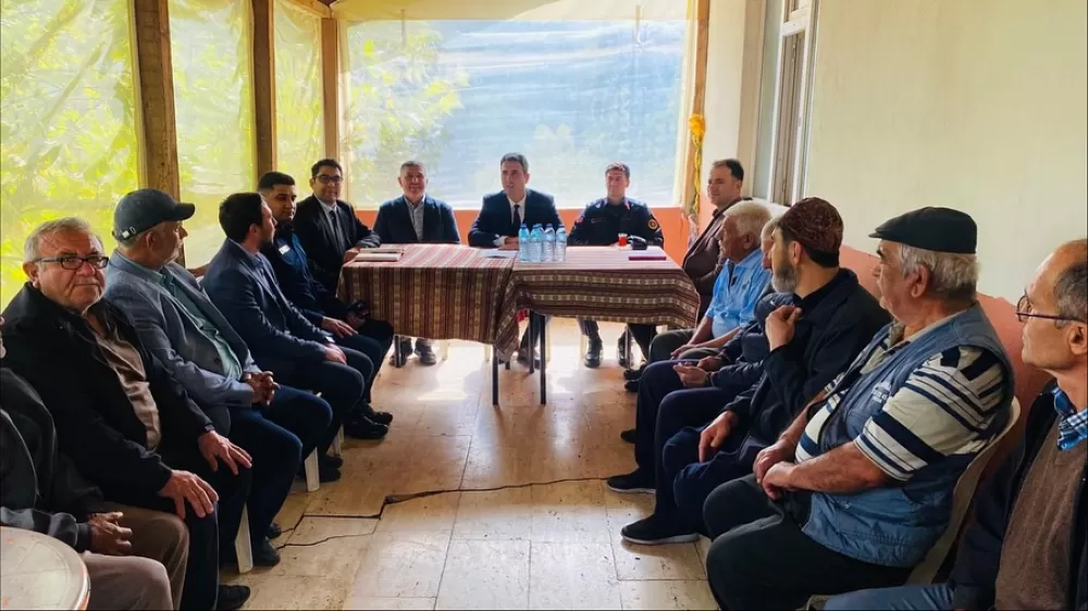 Kaymakam Can Kazım Kuruca Taşyayla Köyü'nde! Muhtar Süleyman Belenkuyu’ya iadei ziyaret