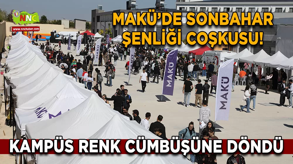 MAKÜ’de sonbahar şenliği coşkusu! Kampüs renk cümbüşüne döndü