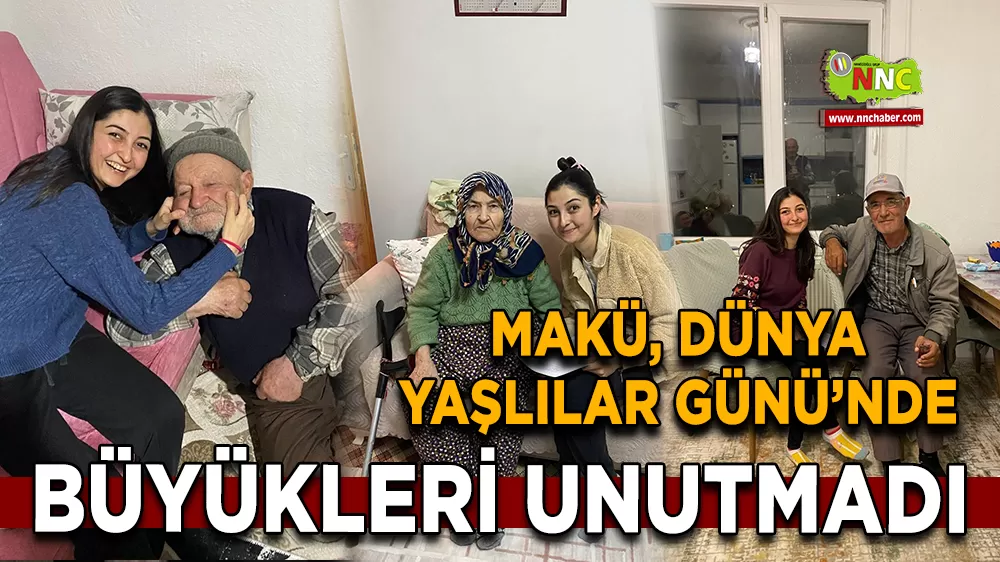 MAKÜ, Dünya Yaşlılar Günü’nde büyükleri unutmadı