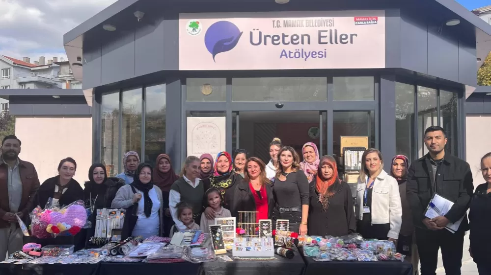 Mamak'ta “Biz Üreten Eller Atölyesi” 5 yılda 500 kadına ulaştı.