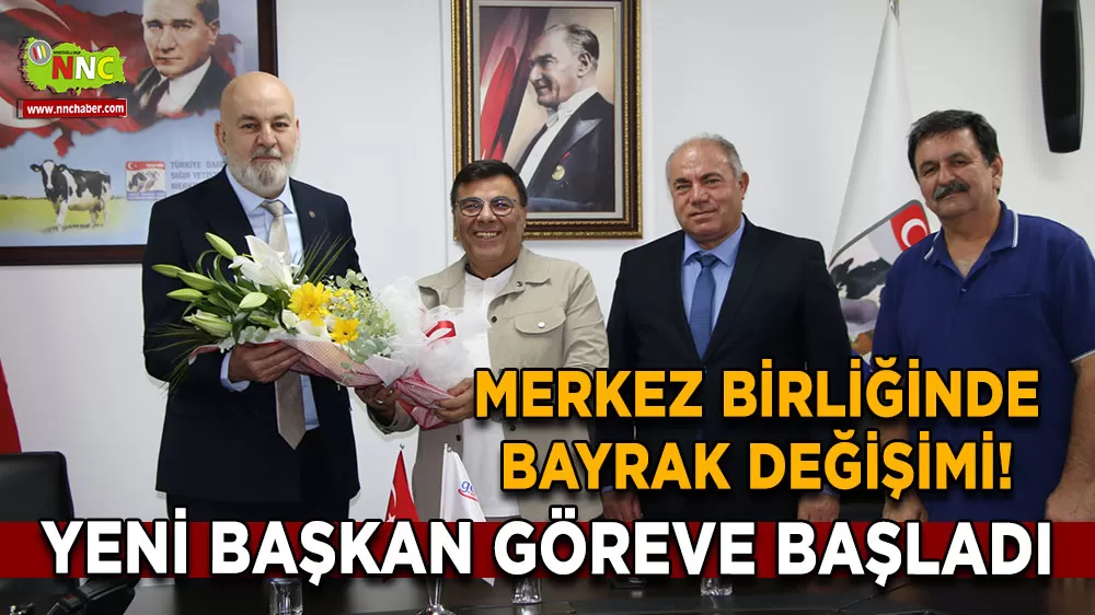 Merkez Birliğinde bayrak değişimi! Yeni başkan göreve başladı