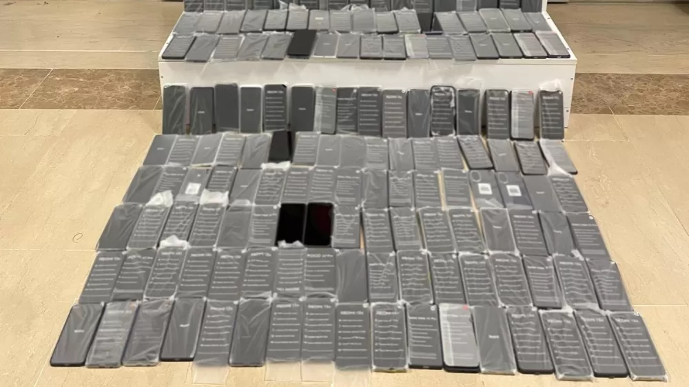 Muş'ta 218 kaçak cep telefonu ele geçirildi