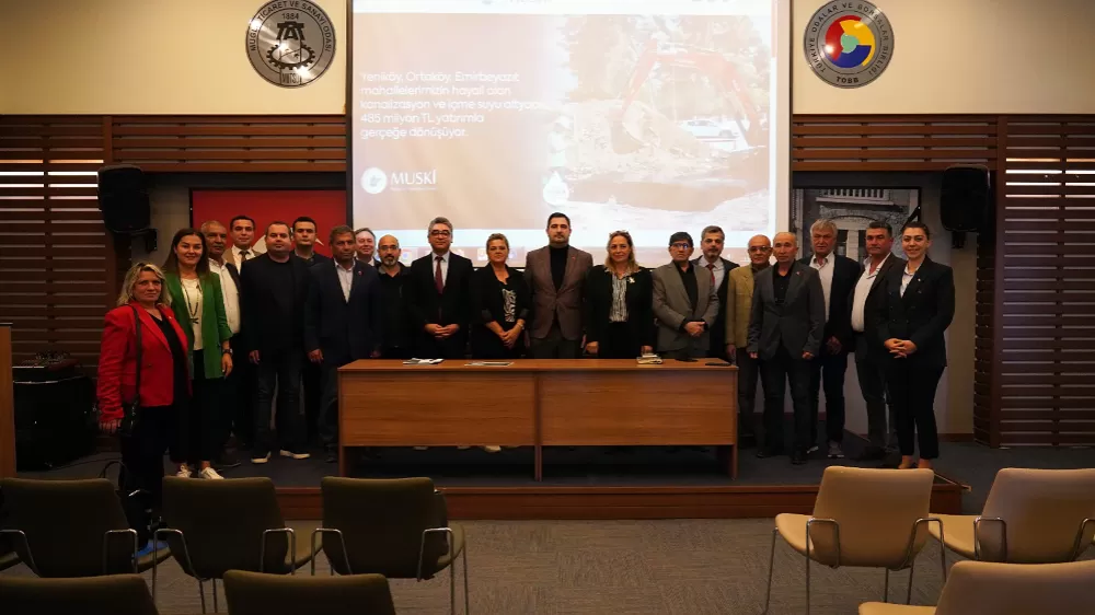 MUSKİ Genel Müdürü Şengül, Ortaca'da muhtarlarla buluştu