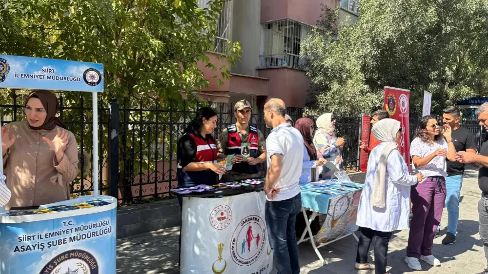 Siirt’te şiddet ve bağımlılıkla mücadele etkinliği düzenlendi