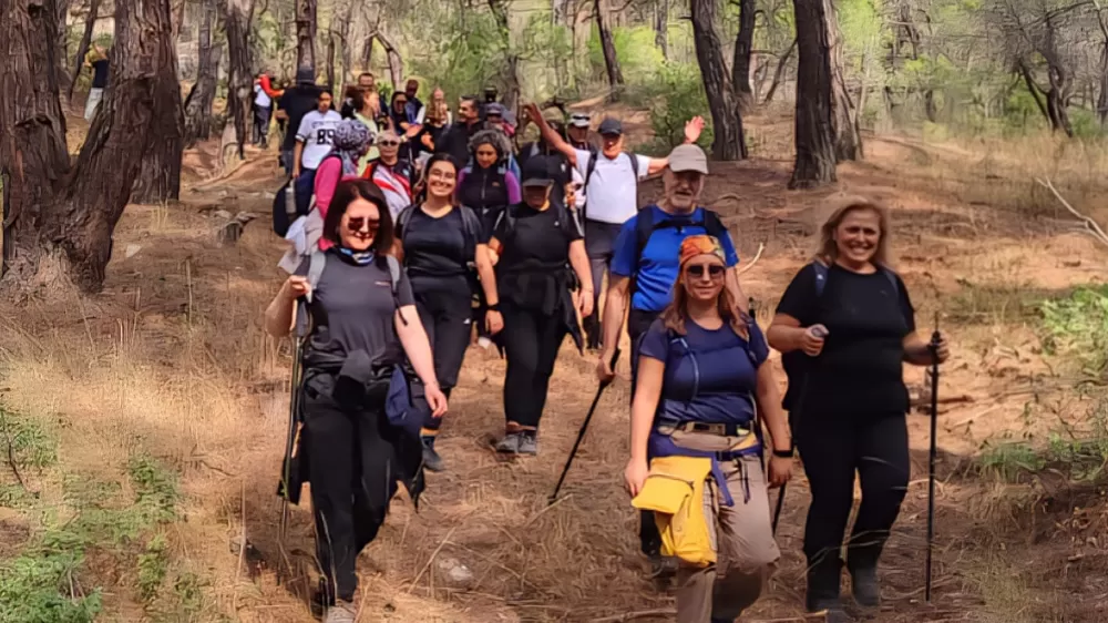 Sporcular doğanın kalbinde buluştu