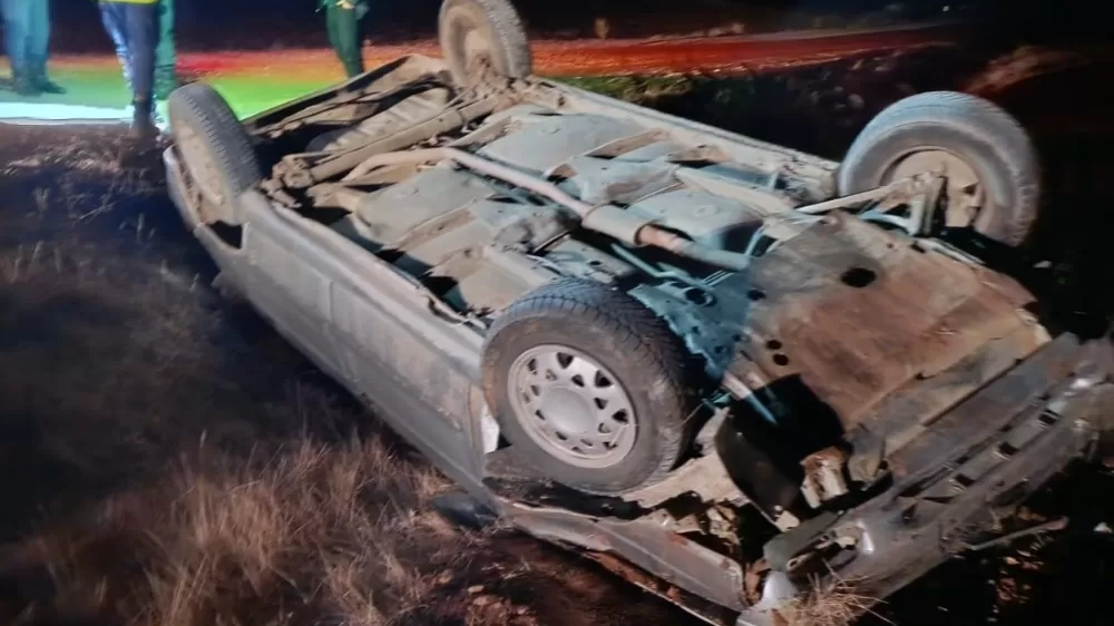 Takla atan otomobilin sürücüsü yaralandı