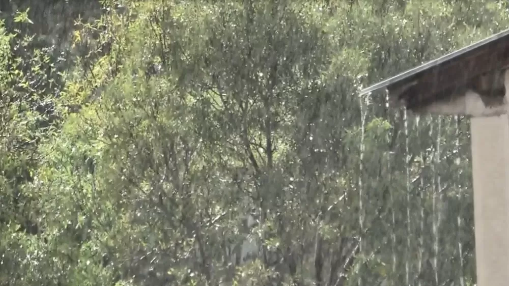 Tunceli’de sağanak yağış etkili oldu