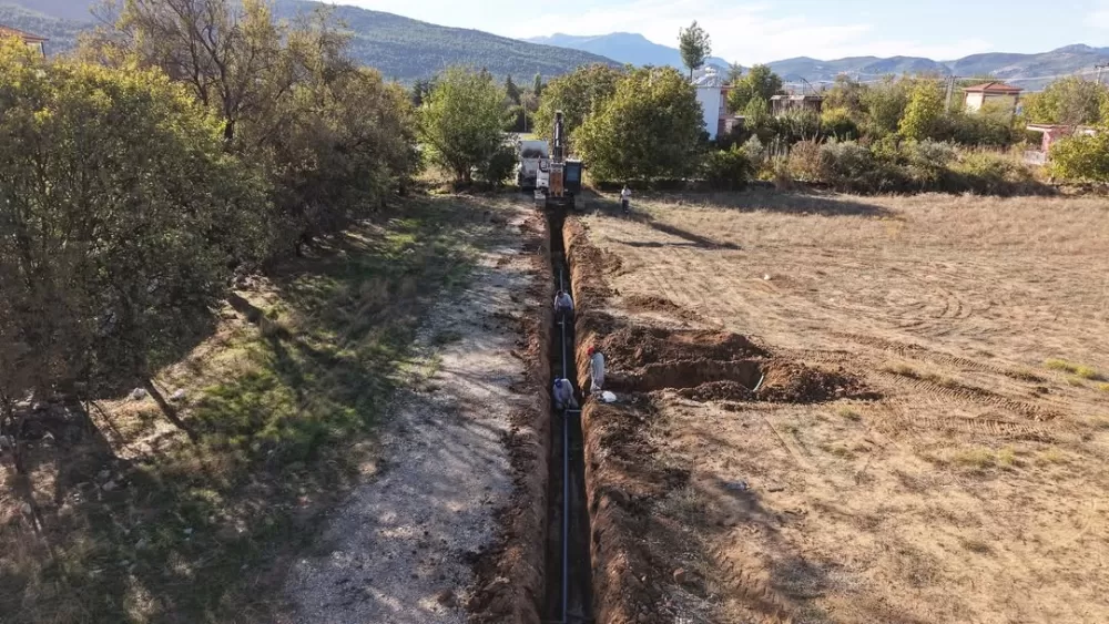 Bucak'ta imara yeni açılmıştı! Altyapı çalışması başladı