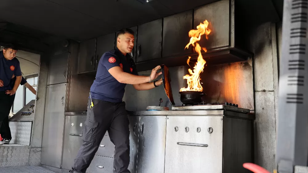 Yangına karşı bilinçli Talas