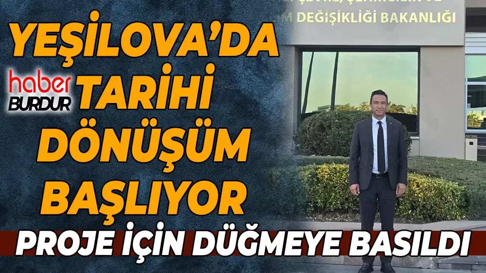 Yeşilova'nın Sultanpınarı yeniden canlanıyor Başkan Kurd duyurdu