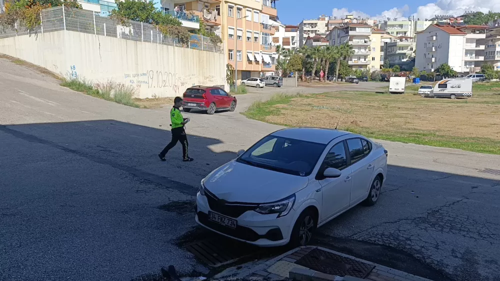 Trafik kazasında 9 aylık bebek hastaneye kaldırıldı